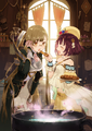 Atelier Sophie- Sophie and Monica feeding.png