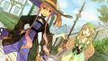 Wilbell voll Erslied and Ayesha in Atelier Ayesha: The Alchemist of Dusk.