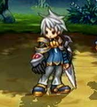 Vayne as he appears in the game fighting.