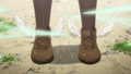 Atelier Ryza Anime Ep11 Ryza uses the Flying Boots