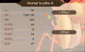 Mortal Scythe Stats A1
