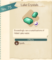 Lake Crystals A1 Infobook