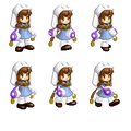 Gust-chan sprites from Atelier Viorate
