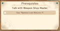 Weapon Shop Master Bamboo Lore Returns 4