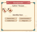 Gunpowder Recipes